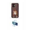 MARSİLYAN™- iPhone 11 Kılıf Nova Form Koleksiyonu - Siyah 3D Antistatik Seramik Nano Ekran Koruyucu