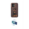 MARSİLYAN™- iPhone 11 Kılıf Nova Form Koleksiyonu - Siyah 3D Antistatik Seramik Nano Ekran Koruyucu