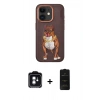 MARSİLYAN™- iPhone 11 Kılıf Nova Form Koleksiyonu - Siyah 6D Antistatik Mat Seramik Hayalet Nano Ekran Koruyucu + PVD Metal Kamera Lens - YL