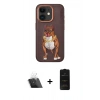 MARSİLYAN™- iPhone 11 Kılıf Nova Form Koleksiyonu - Siyah 6D Antistatik Mat Seramik Hayalet Nano Ekran Koruyucu + Kamera Lens Koruma Cam - SF