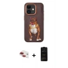 MARSİLYAN™- iPhone 11 Kılıf Nova Form Koleksiyonu - Siyah 6D Antistatik Mat Seramik Hayalet Nano Ekran Koruyucu + Pers Alüminyum Kamera Lens - KI