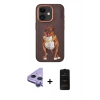MARSİLYAN™- iPhone 11 Kılıf Nova Form Koleksiyonu - Siyah 6D Antistatik Mat Seramik Hayalet Nano Ekran Koruyucu + Raze Metal Kamera Lens - MR