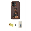 MARSİLYAN™- iPhone 11 Kılıf Nova Form Koleksiyonu - Siyah 6D Mat Seramik Hayalet Nano Ekran Koruyucu + Rainbow Kamera Lens Koruma Cam - KI