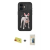 MARSİLYAN™- iPhone 11 Kılıf Nova Form Koleksiyonu - Siyah 6D Mat Seramik Hayalet Nano Ekran Koruyucu + Rainbow Kamera Lens Koruma Cam - KI