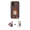 MARSİLYAN™- iPhone 11 Kılıf Nova Form Koleksiyonu - Siyah 6D Mat Seramik Hayalet Nano Ekran Koruyucu + Raze Metal Kamera Lens - SH