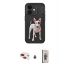 MARSİLYAN™- iPhone 11 Kılıf Nova Form Koleksiyonu - Siyah Bilvis 3D Cam Ekran Koruyucu + Pers Alüminyum Kamera Lens - KI