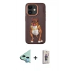MARSİLYAN™- iPhone 11 Kılıf Nova Form Koleksiyonu - Siyah Bilvis 3D Cam Ekran Koruyucu + Raze Metal Kamera Lens - MI