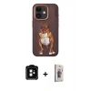 MARSİLYAN™- iPhone 11 Kılıf Nova Form Koleksiyonu - Siyah Bilvis 3D Cam Ekran Koruyucu + PVD Metal Kamera Lens - TU