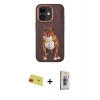 MARSİLYAN™- iPhone 11 Kılıf Nova Form Koleksiyonu - Siyah Bilvis 3D Cam Ekran Koruyucu + Rainbow Kamera Lens Koruma Cam - KI