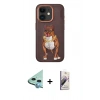 MARSİLYAN™- iPhone 11 Kılıf Nova Form Koleksiyonu - Siyah Bilvis 3D Mat Cam Ekran Koruyucu + Raze Metal Kamera Lens - MI