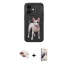 MARSİLYAN™- iPhone 11 Kılıf Nova Form Koleksiyonu - Siyah Bilvis 3D Mat Cam Ekran Koruyucu + Pers Alüminyum Kamera Lens - KI