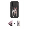 MARSİLYAN™- iPhone 11 Kılıf Nova Form Koleksiyonu - Siyah Bilvis 3D Mat Cam Ekran Koruyucu + Raze Metal Kamera Lens - SH