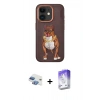 MARSİLYAN™- iPhone 11 Kılıf Nova Form Koleksiyonu - Siyah Bilvis 5in1 3D Magic Cam Ekran Koruyucu + Pers Alüminyum Kamera Lens - GI