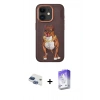MARSİLYAN™- iPhone 11 Kılıf Nova Form Koleksiyonu - Siyah Bilvis 5in1 3D Magic Cam Ekran Koruyucu + Pers Alüminyum Kamera Lens - LT
