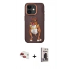 MARSİLYAN™- iPhone 11 Kılıf Nova Form Koleksiyonu - Siyah Bilvis Hayalet Cam Ekran Koruyucu + Pers Alüminyum Kamera Lens - KI