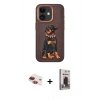 MARSİLYAN™- iPhone 11 Kılıf Nova Form Koleksiyonu - Siyah Bilvis Hayalet Cam Ekran Koruyucu + Pers Alüminyum Kamera Lens - KI