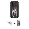 MARSİLYAN™- iPhone 11 Kılıf Nova Form Koleksiyonu - Siyah Bilvis Hayalet Cam Ekran Koruyucu + Pers Alüminyum Kamera Lens - KI