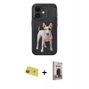 MARSİLYAN™- iPhone 11 Kılıf Nova Form Koleksiyonu - Siyah Bilvis Hayalet Cam Ekran Koruyucu + Rainbow Kamera Lens Koruma Cam - KI