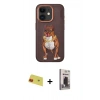 MARSİLYAN™- iPhone 11 Kılıf Nova Form Koleksiyonu - Siyah Bilvis Hayalet Cam Ekran Koruyucu + Rainbow Kamera Lens Koruma Cam - KI