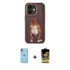 MARSİLYAN™- iPhone 11 Kılıf Nova Form Koleksiyonu - Siyah Buffer Cam Ekran Koruyucu + Neon Fosforlu Kamera Lens - TU