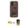 MARSİLYAN™- iPhone 11 Kılıf Nova Form Koleksiyonu - Siyah Buffer Cam Ekran Koruyucu + Rainbow Kamera Lens Koruma Cam - KI