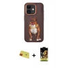 MARSİLYAN™- iPhone 11 Kılıf Nova Form Koleksiyonu - Siyah Buffer Cam Ekran Koruyucu + Rainbow Kamera Lens Koruma Cam - KI