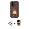 MARSİLYAN™- iPhone 11 Kılıf Nova Form Koleksiyonu - Siyah Buffer Cam Ekran Koruyucu + Raze Metal Kamera Lens - GS