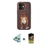 MARSİLYAN™- iPhone 11 Kılıf Nova Form Koleksiyonu - Siyah Buffer Cam Ekran Koruyucu + Raze Metal Kamera Lens - MI