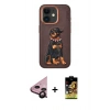 MARSİLYAN™- iPhone 11 Kılıf Nova Form Koleksiyonu - Siyah Buffer Cam Ekran Koruyucu + Raze Metal Kamera Lens - SH