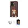 MARSİLYAN™- iPhone 11 Kılıf Nova Form Koleksiyonu - Siyah Buffer Hayalet Cam Ekran Koruyucu + Pers Alüminyum Kamera Lens - GI
