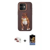 MARSİLYAN™- iPhone 11 Kılıf Nova Form Koleksiyonu - Siyah Buffer Hayalet Cam Ekran Koruyucu + Pers Alüminyum Kamera Lens - KI