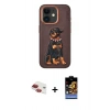 MARSİLYAN™- iPhone 11 Kılıf Nova Form Koleksiyonu - Siyah Buffer Hayalet Cam Ekran Koruyucu + Pers Alüminyum Kamera Lens - KI