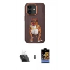 MARSİLYAN™- iPhone 11 Kılıf Nova Form Koleksiyonu - Siyah Buffer Hayalet Cam Ekran Koruyucu + Kamera Lens Koruma Cam - SF