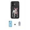 MARSİLYAN™- iPhone 11 Kılıf Nova Form Koleksiyonu - Siyah Joko Magic 5D Cam + Neon Fosforlu Kamera Lens - YL