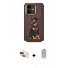 MARSİLYAN™- iPhone 11 Kılıf Nova Form Koleksiyonu - Siyah Joko Magic 5D Cam + Pers Alüminyum Kamera Lens - KI