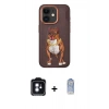 MARSİLYAN™- iPhone 11 Kılıf Nova Form Koleksiyonu - Siyah Joko Magic 5D Cam + PVD Metal Kamera Lens - MI