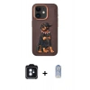 MARSİLYAN™- iPhone 11 Kılıf Nova Form Koleksiyonu - Siyah Joko Magic 5D Cam + PVD Metal Kamera Lens - MI