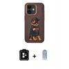 MARSİLYAN™- iPhone 11 Kılıf Nova Form Koleksiyonu - Siyah Joko Magic 5D Cam + PVD Metal Kamera Lens - TU