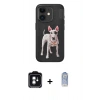 MARSİLYAN™- iPhone 11 Kılıf Nova Form Koleksiyonu - Siyah Joko Magic 5D Cam + PVD Metal Kamera Lens - YL