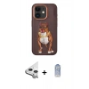 MARSİLYAN™- iPhone 11 Kılıf Nova Form Koleksiyonu - Siyah Joko Magic 5D Cam + Raze Metal Kamera Lens - GS