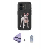 MARSİLYAN™- iPhone 11 Kılıf Nova Form Koleksiyonu - Siyah Joko Magic 5D Cam + Raze Metal Kamera Lens - MR