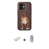 MARSİLYAN™- iPhone 11 Kılıf Nova Form Koleksiyonu - Siyah Joko Magic 5D Cam + Renkli Kamera Lens Koruma Cam - PE