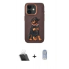 MARSİLYAN™- iPhone 11 Kılıf Nova Form Koleksiyonu - Siyah Joko Magic 5D Cam + Kamera Lens Koruma Cam - SF