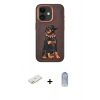 MARSİLYAN™- iPhone 11 Kılıf Nova Form Koleksiyonu - Siyah Joko Magic 5D Cam + Renkli Kamera Lens Koruma Cam - TU
