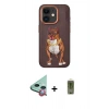 MARSİLYAN™- iPhone 11 Kılıf Nova Form Koleksiyonu - Siyah Joko Magic 5D Hayalet Cam + Raze Metal Kamera Lens - KI