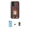 MARSİLYAN™- iPhone 11 Kılıf Nova Form Koleksiyonu - Siyah Joko Magic 5D Hayalet Cam + Neon Fosforlu Kamera Lens - TU
