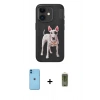 MARSİLYAN™- iPhone 11 Kılıf Nova Form Koleksiyonu - Siyah Joko Magic 5D Hayalet Cam + Neon Fosforlu Kamera Lens - MI