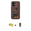 MARSİLYAN™- iPhone 11 Kılıf Nova Form Koleksiyonu - Siyah Joko Magic 5D Hayalet Cam + Rainbow Kamera Lens Koruma Cam - KI