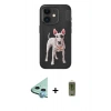 MARSİLYAN™- iPhone 11 Kılıf Nova Form Koleksiyonu - Siyah Joko Magic 5D Hayalet Cam + Raze Metal Kamera Lens - MI