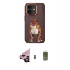MARSİLYAN™- iPhone 11 Kılıf Nova Form Koleksiyonu - Siyah Joko Magic 5D Hayalet Cam + Raze Metal Kamera Lens - SH